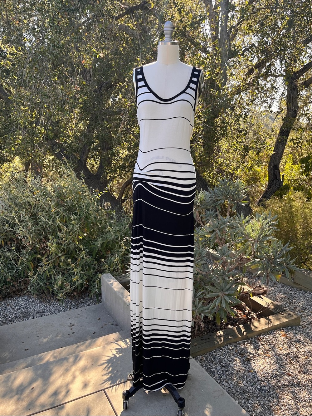 Young Fabulous & Broke maxi dress with raw hem to cut to desired length - Size L